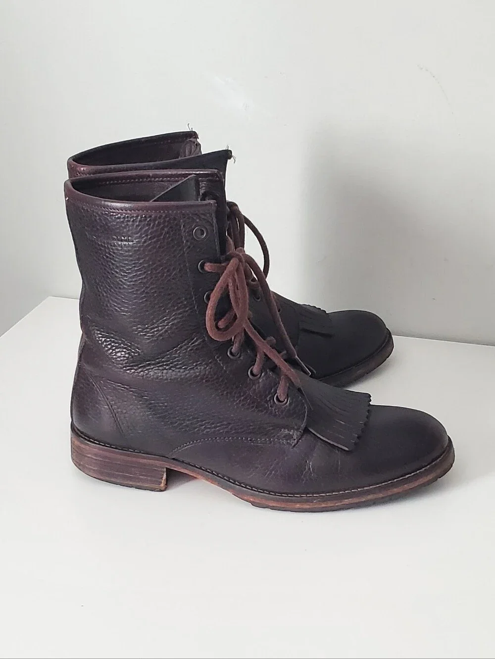 Wolverine Women's Leather Rosie Packer Style Brown Boots Size 9.5